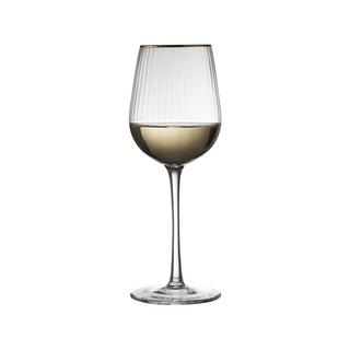 Lyngby Glas Verres à vin blanc, 4 pièces Palermo Gold 