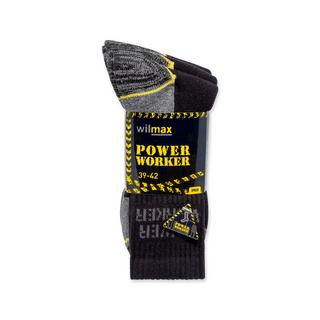 Manor Man 3P Power Worker Wilmax Triopack, wadenlange Socken 