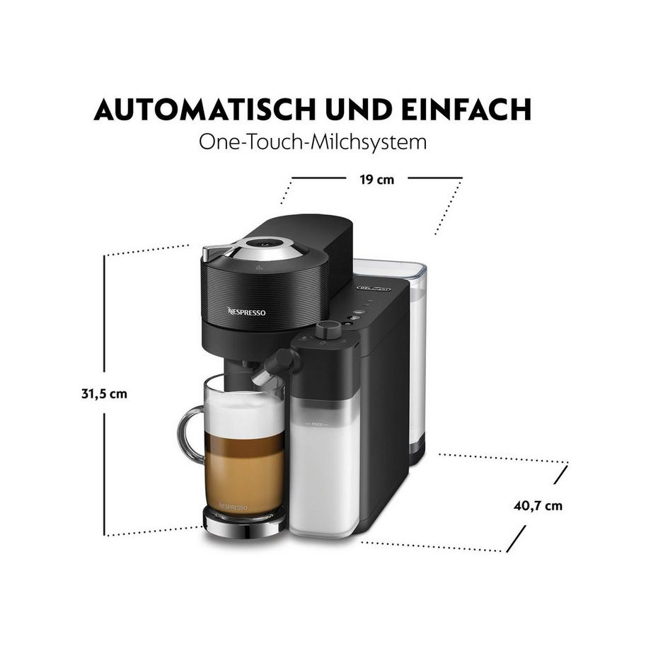 DeLonghi Macchina da caffè Nespresso Vertuo Lattissima ENV300.B 