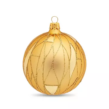 Weihnachtskugel aus Glas
