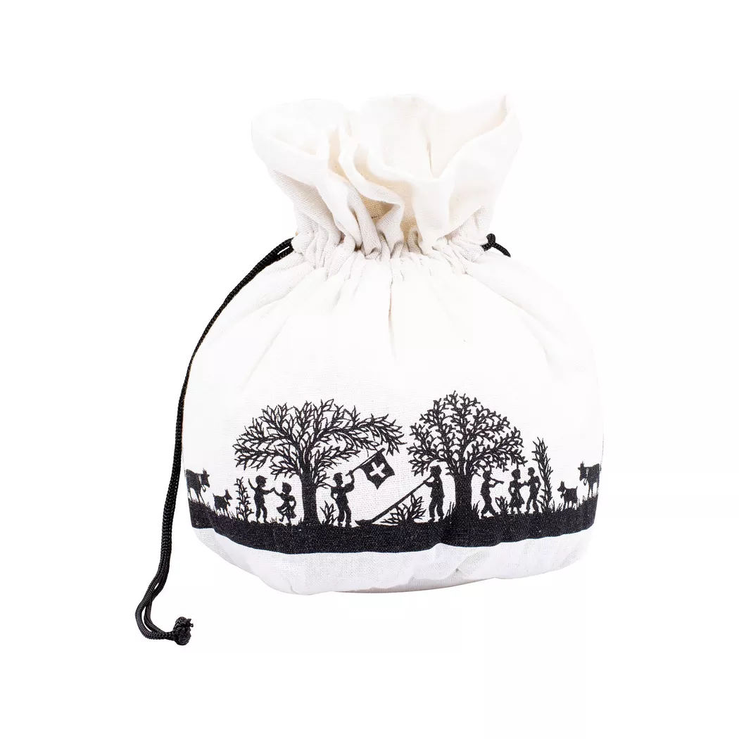 Kadastar - Sac pour pommes de terre, 20cm, Noir/Blanc