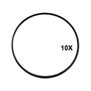 Spiegel & Necessaires  Specchio con due ventose, nero 