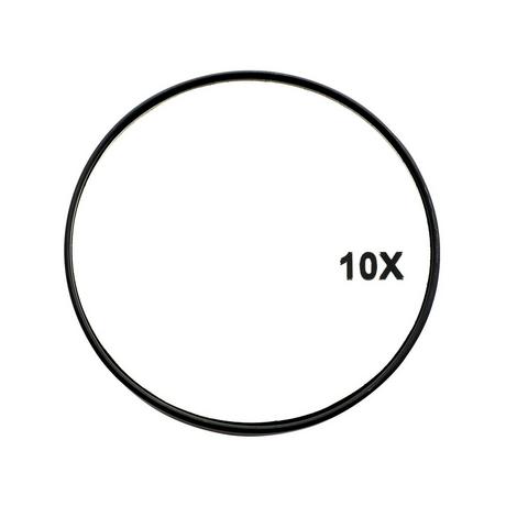 Spiegel & Necessaires  Specchio con due ventose, nero 