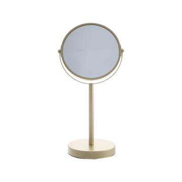 Specchio per il trucco oro