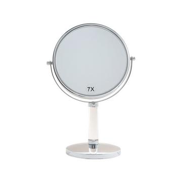 Specchio per il trucco argento