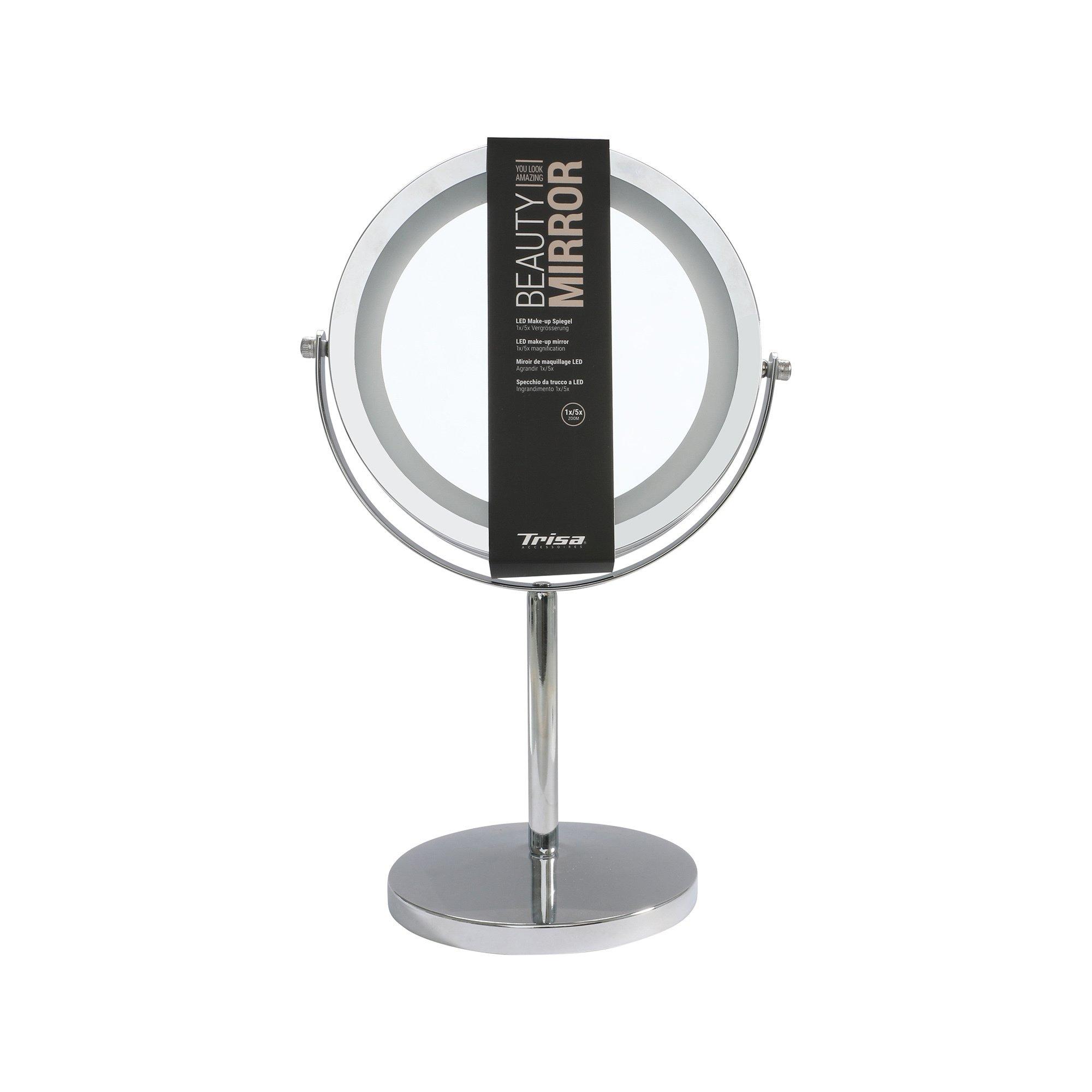 Spiegel & Necessaires  Miroir de maquillage LED argenté 