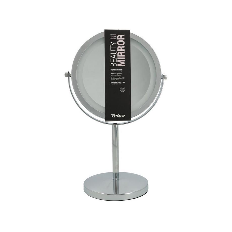 Spiegel & Necessaires  LED Make-up Spiegel silber 