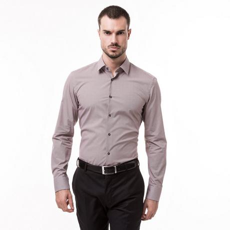 BOSS BLACK H-Hank Kent Motif Intégral Chemise Manches Longues  