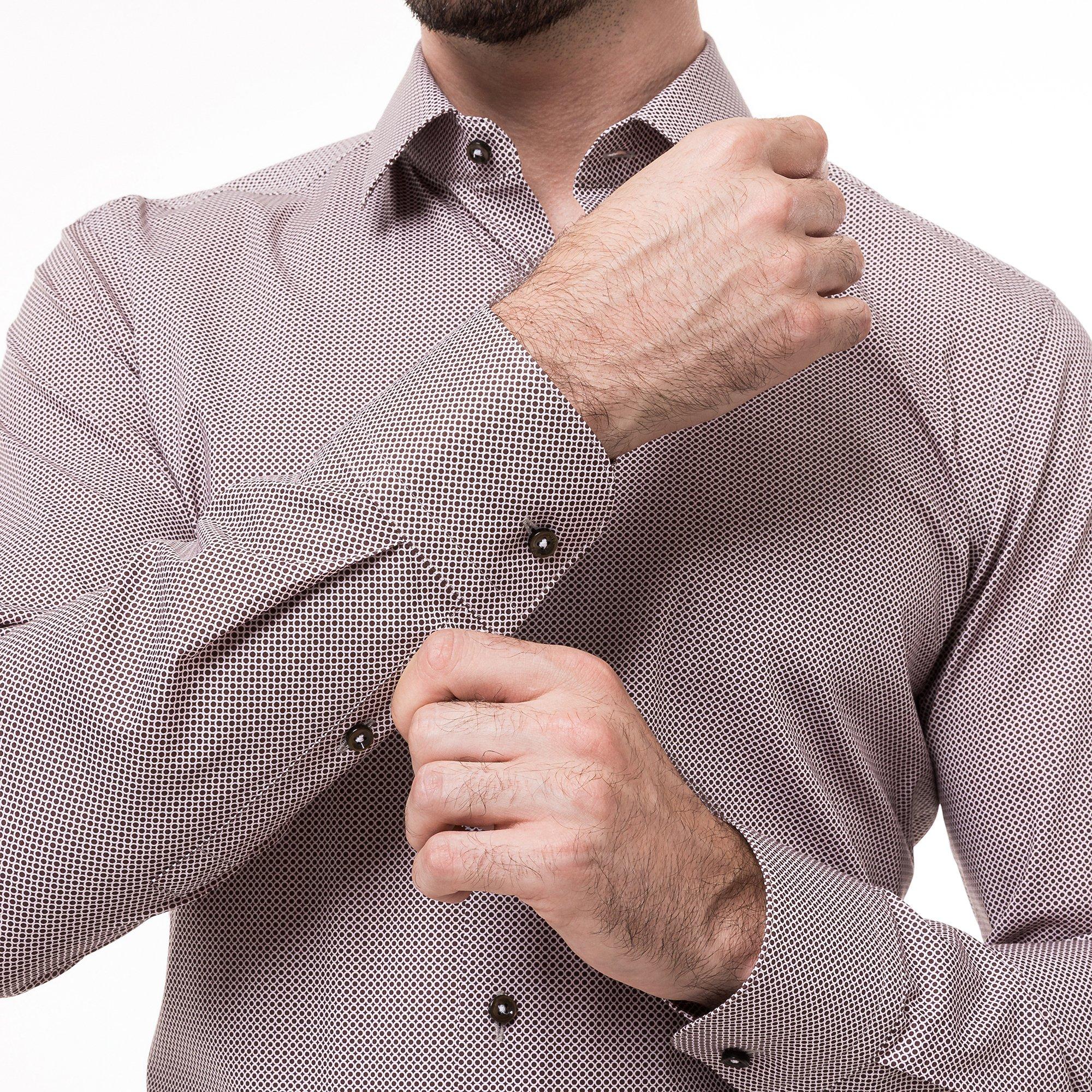 BOSS BLACK H-Hank Kent Motif Intégral Chemise Manches Longues  