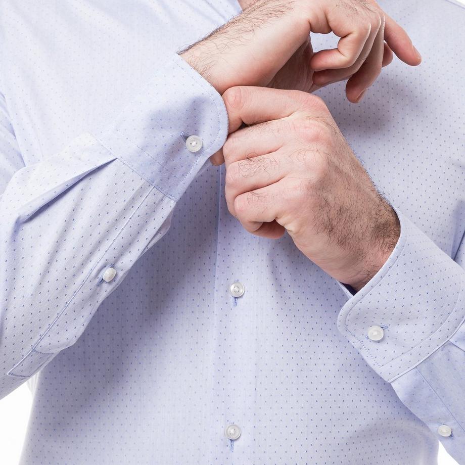 BOSS BLACK H-Hank Collo Francese Camicia Maniche Lunghe Slim Fit  