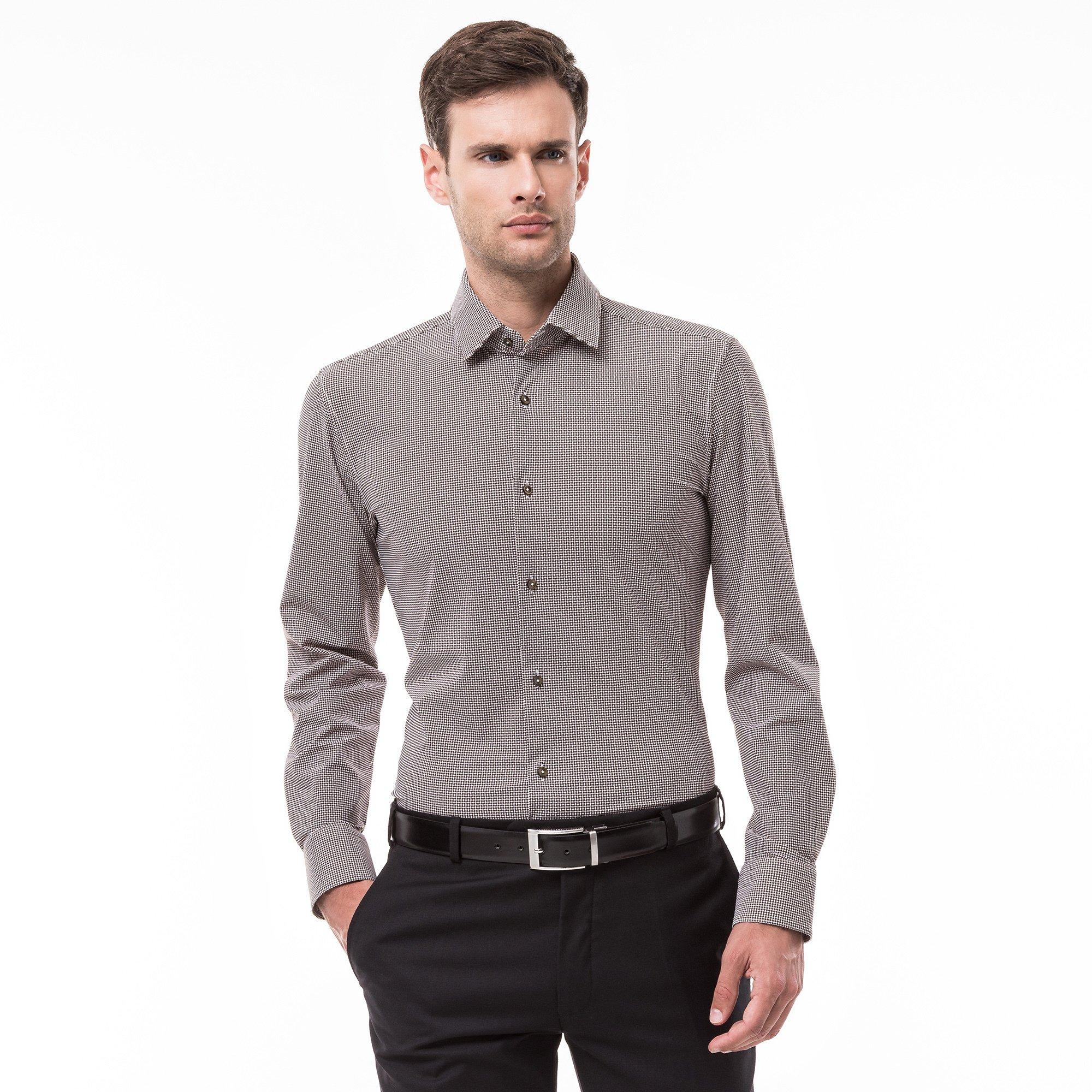 BOSS BLACK P-HANK-s-kent-C1-222 Camicia a maniche lunghe 