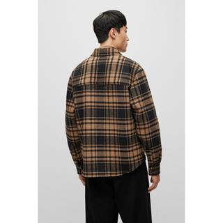 BOSS BLACK S-Owen-2P-C3-234 Kariertes Langarmhemd  