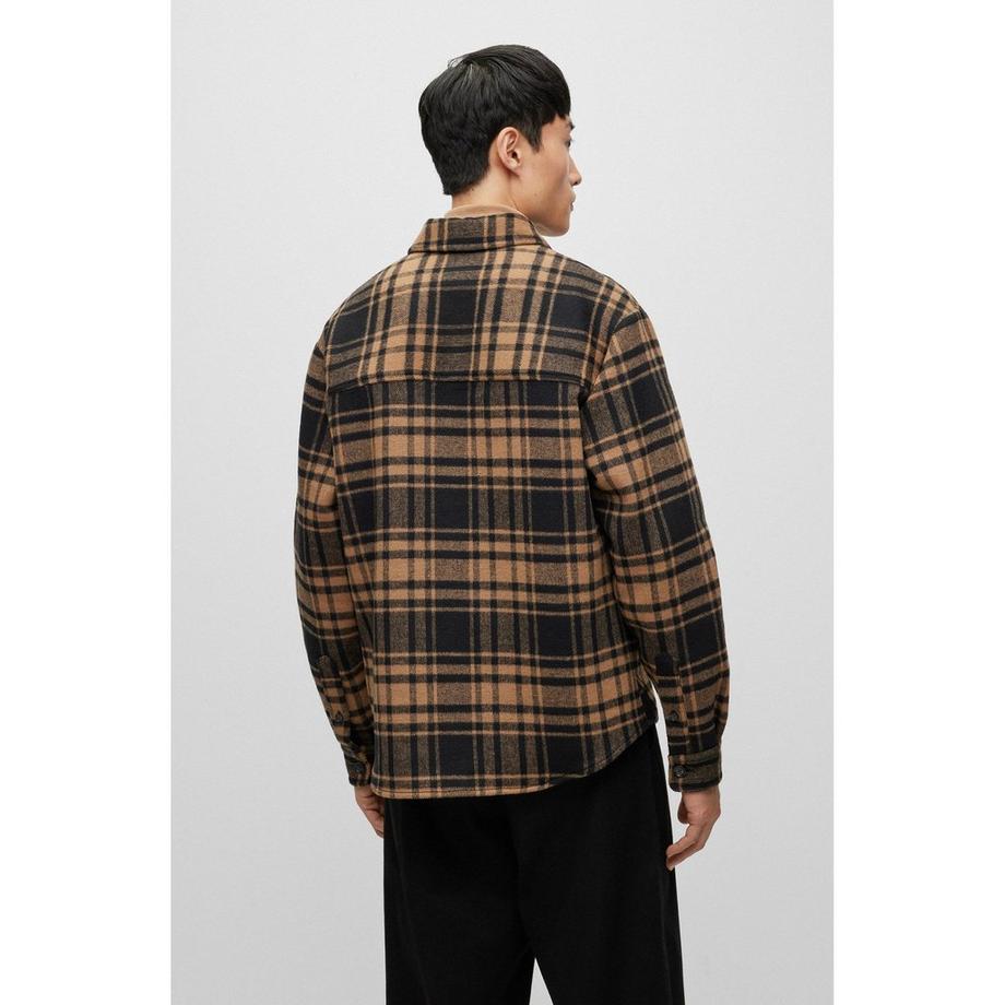 BOSS BLACK Langarm Hemd kariert  