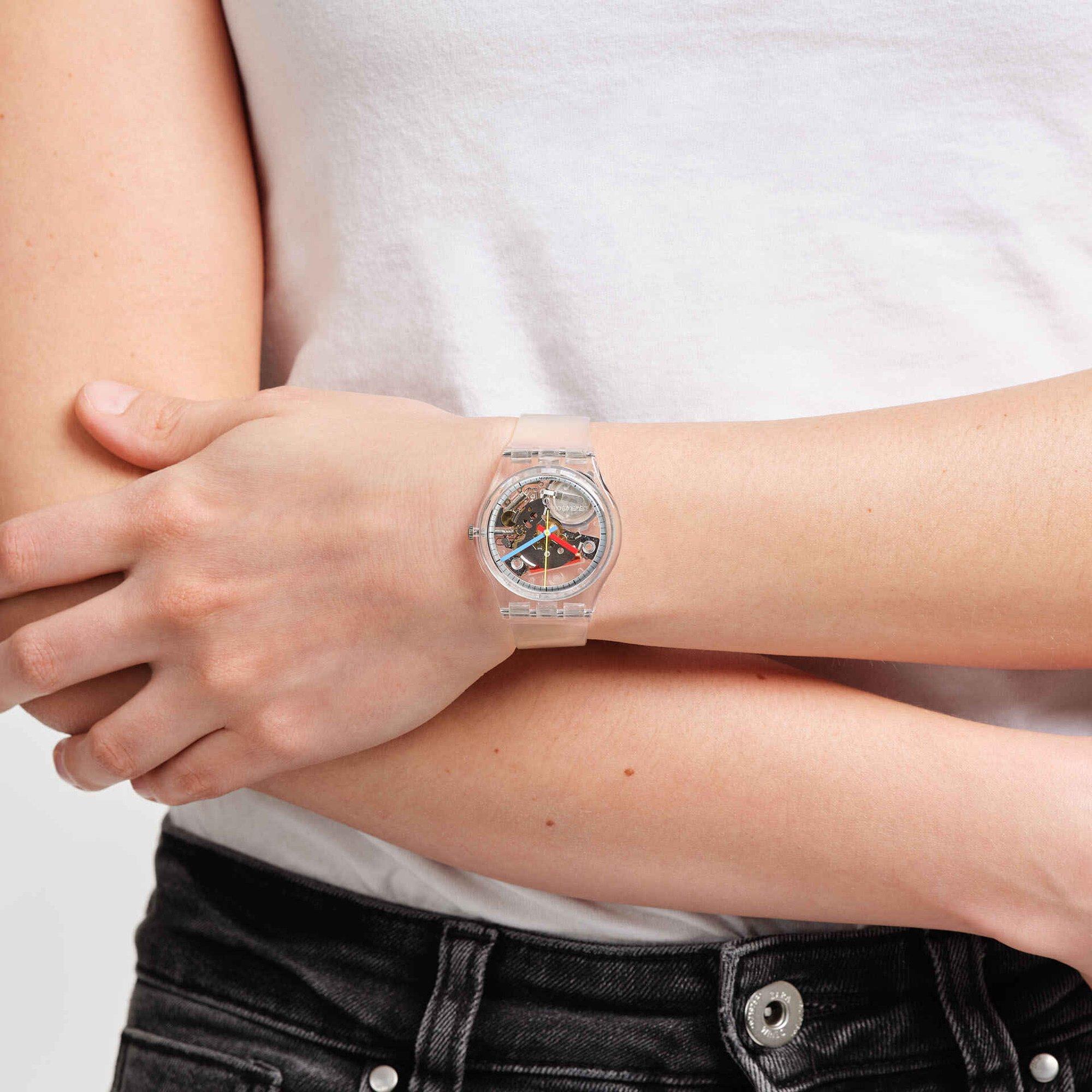 swatch CLEARLY GENT Horloge analogique 