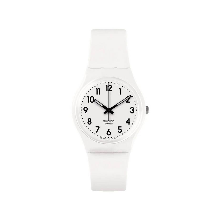 swatch JUST WHITE SOFT Analoguhr 