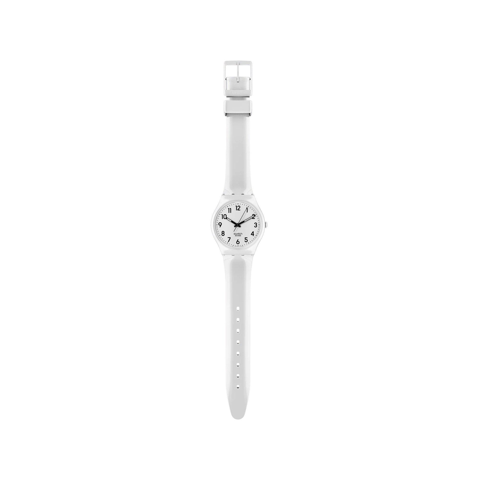 swatch JUST WHITE SOFT Analoguhr 
