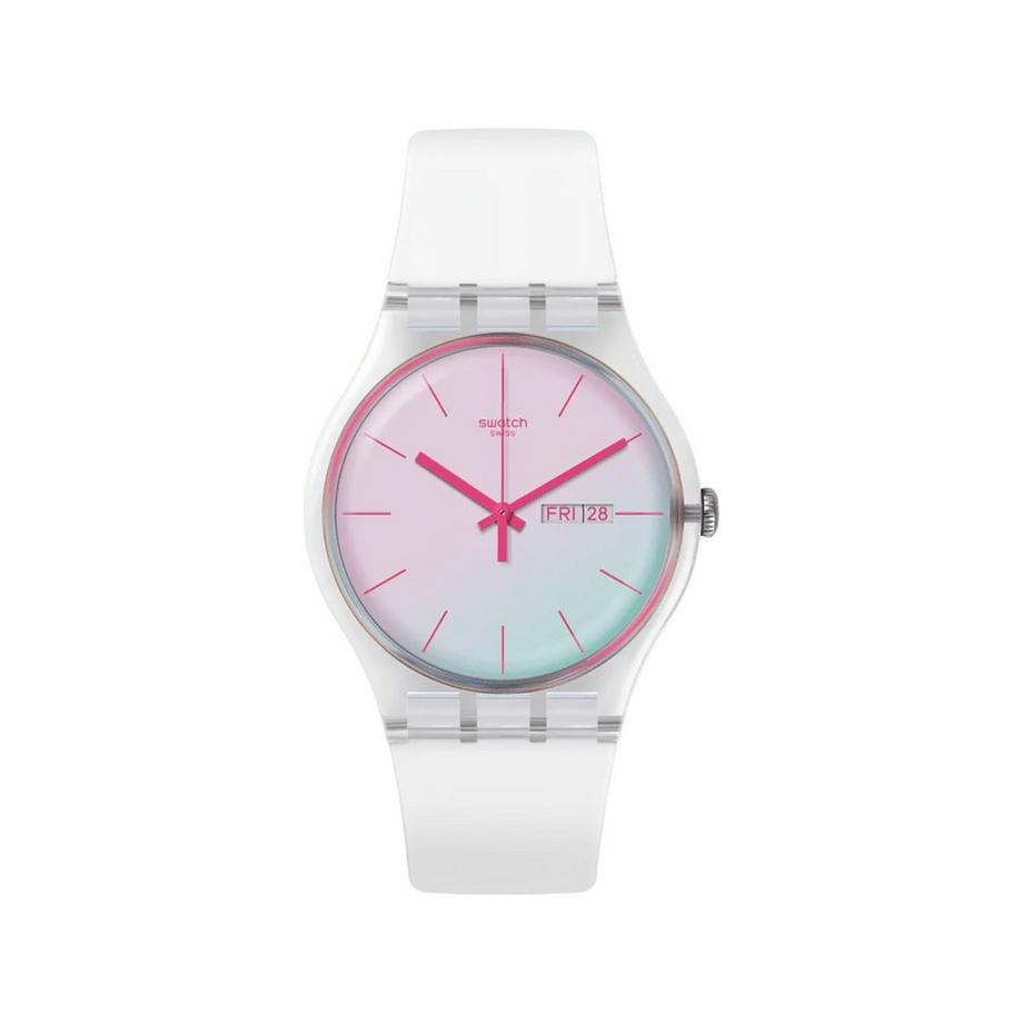 swatch POLAWHITE Analoguhr 