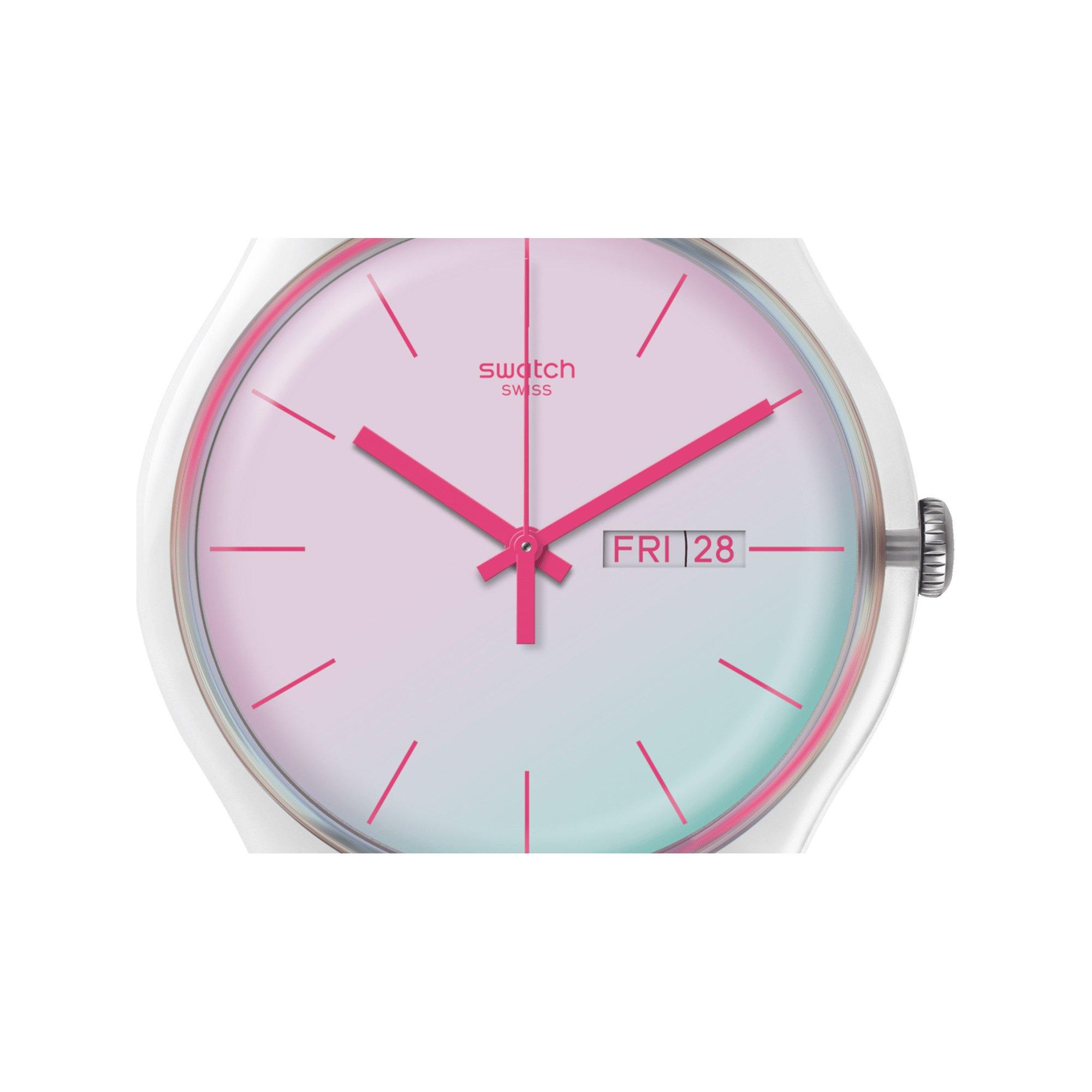 swatch POLAWHITE Analoguhr 