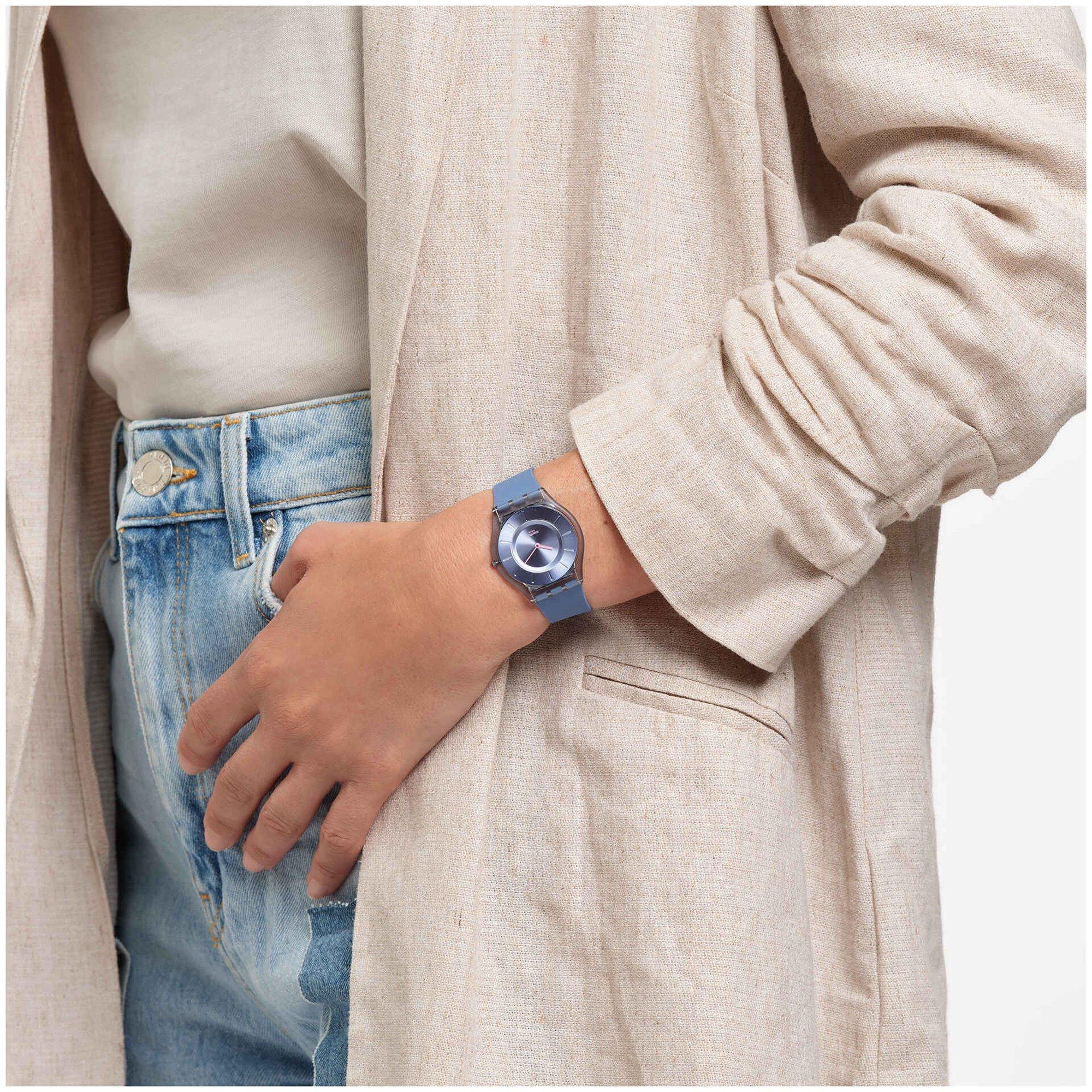 swatch DENIM BLUE Horloge analogique 