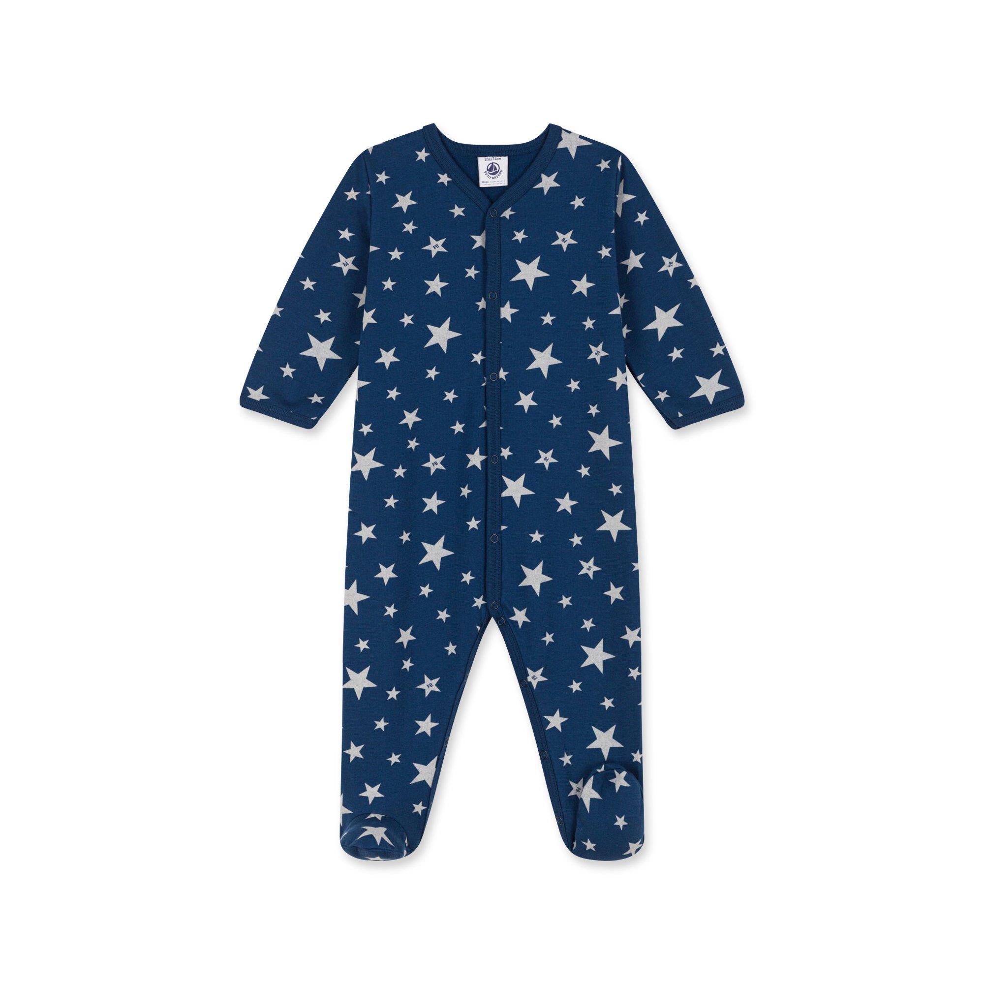 Image of Einteiliger Pyjama, Lang Unisex Zweifarbig 12 mese