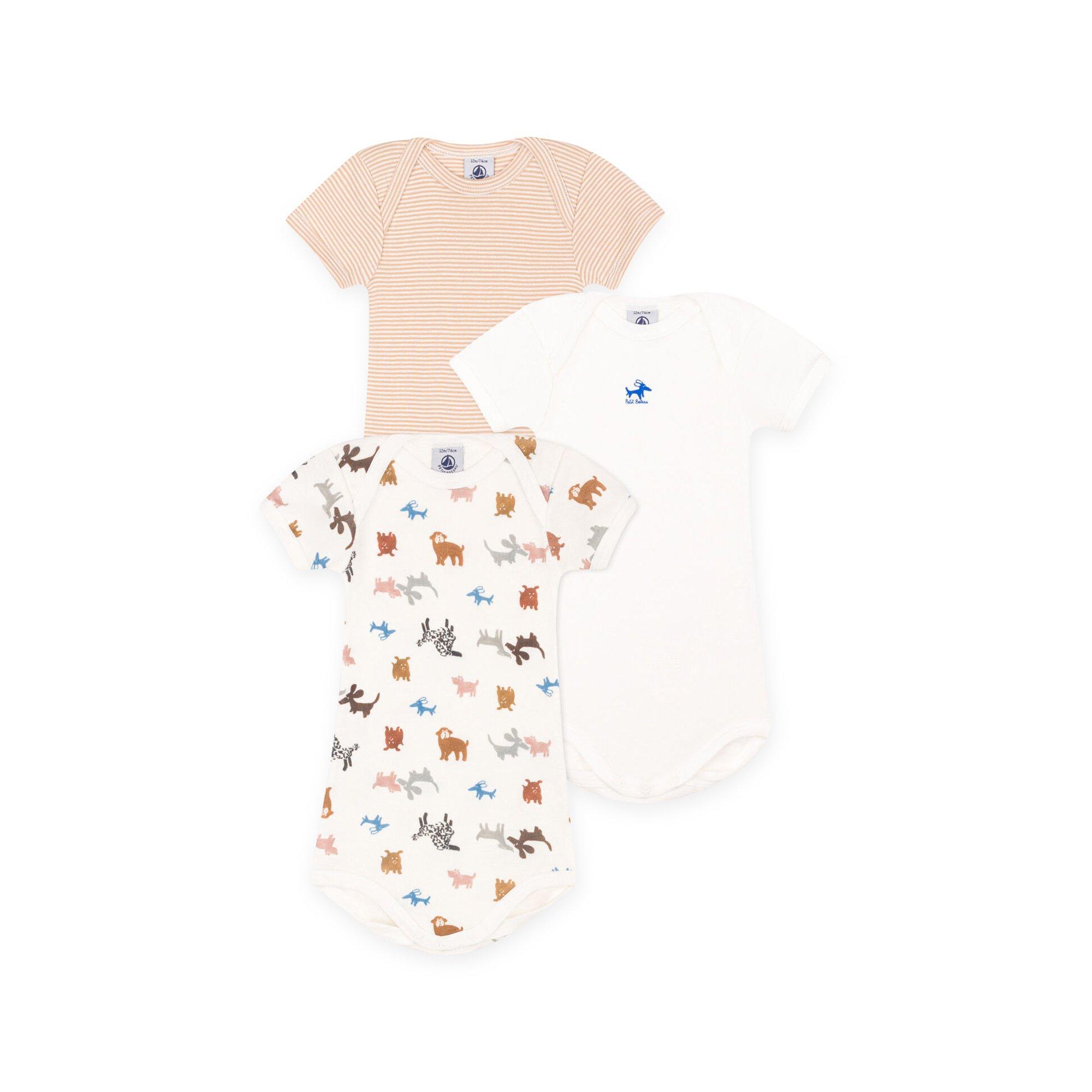 PETIT BATEAU  Body, maniche corte, 3-pack 