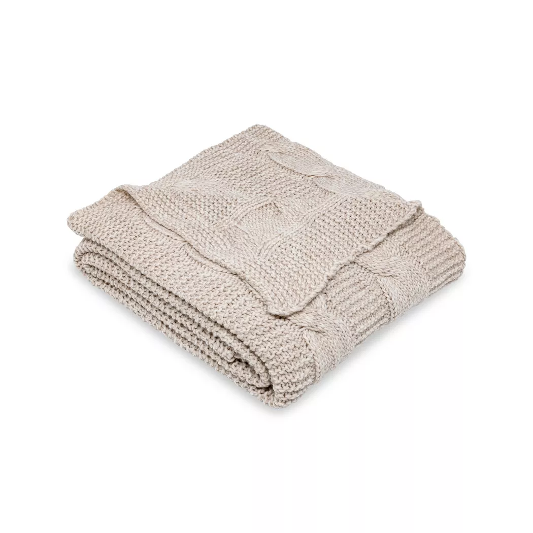 Manor - Plaid, 130x170 cm, Beige