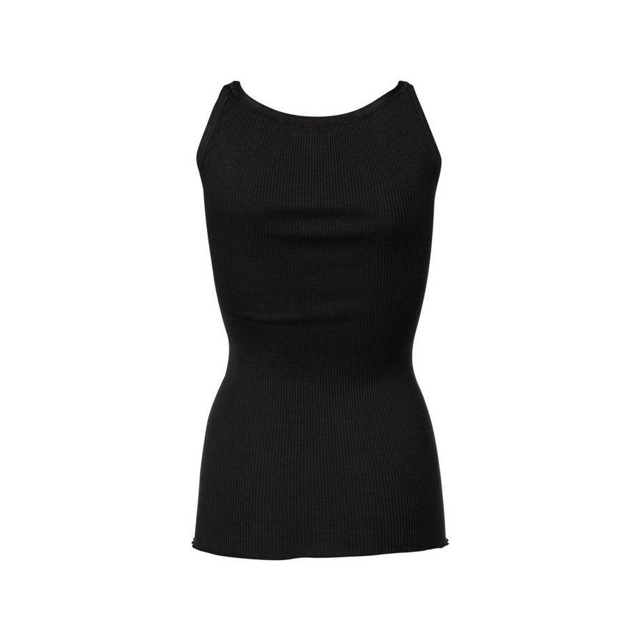 ROSEMUNDE Geripptes Rundhals Tank Top  