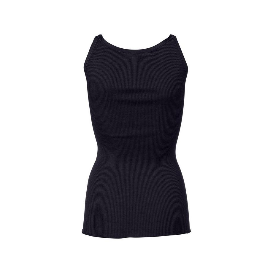 ROSEMUNDE Geripptes Rundhals Tank Top  