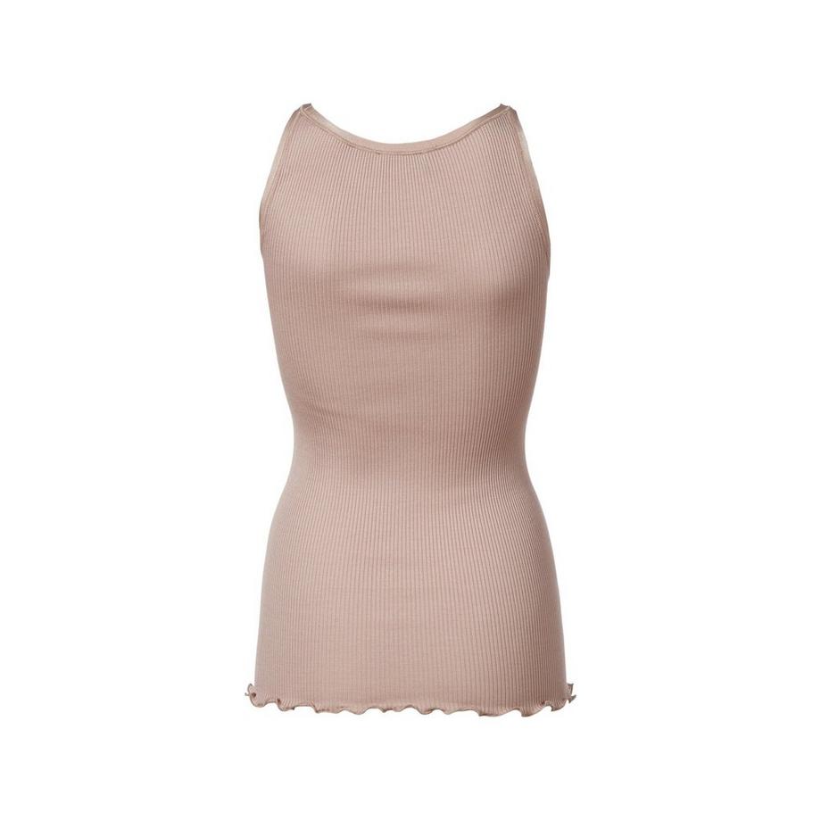 ROSEMUNDE Geripptes Rundhals Tank Top  