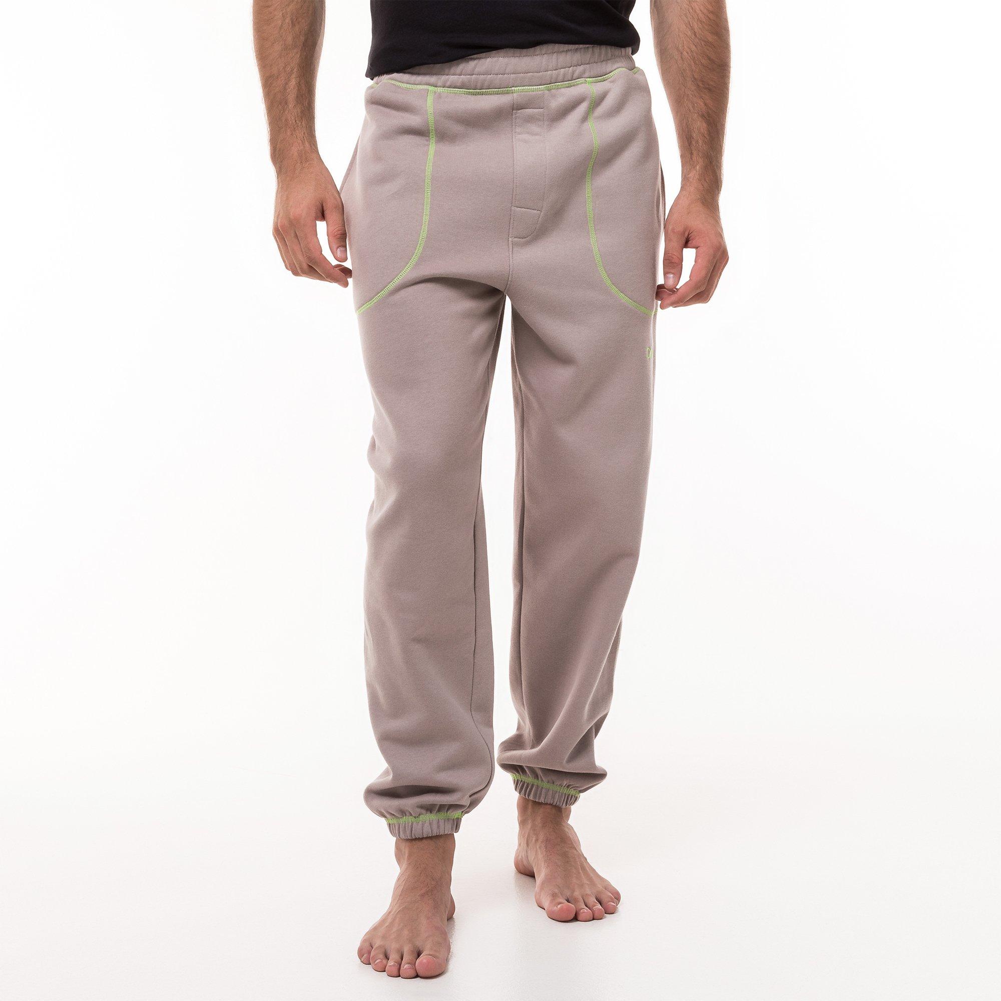 Image of Lange Pyjamahose Herren Grau L