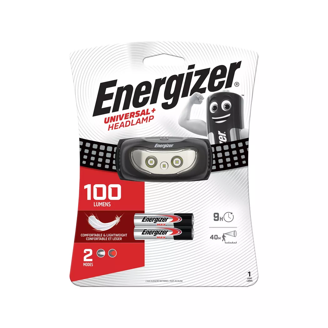 Energizer Universal Plus LED Headlamp Black