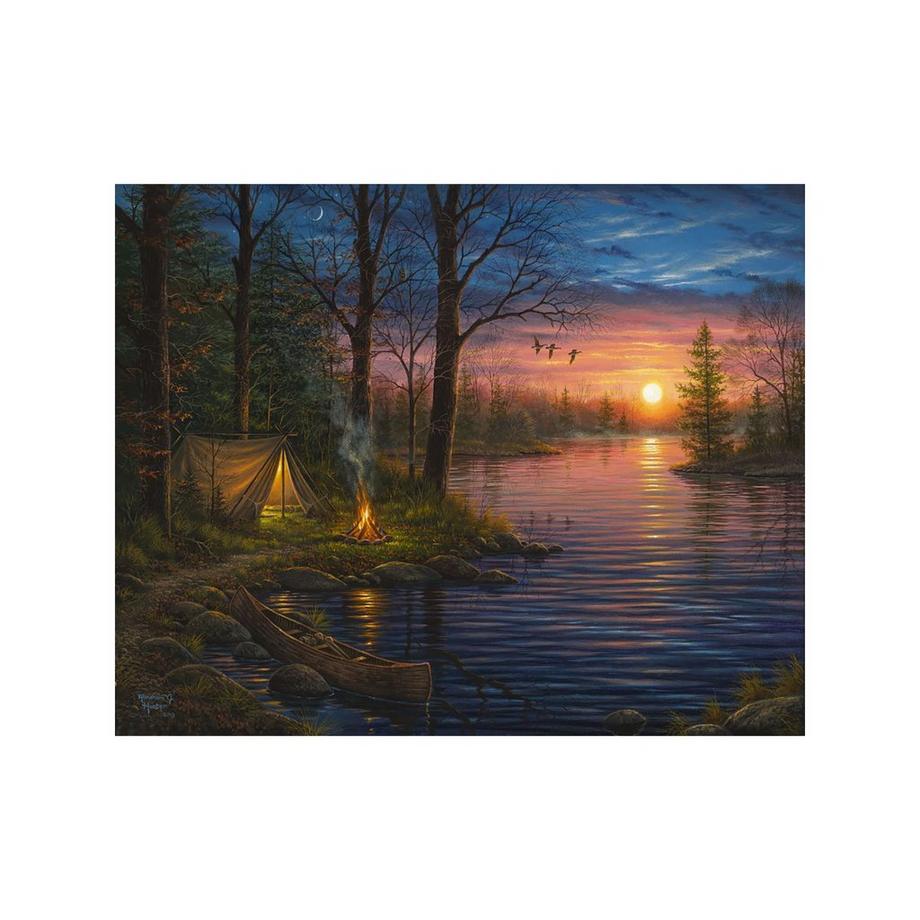 Figured'Art Dipingere con i numeri Campeggio vicino al fiume 