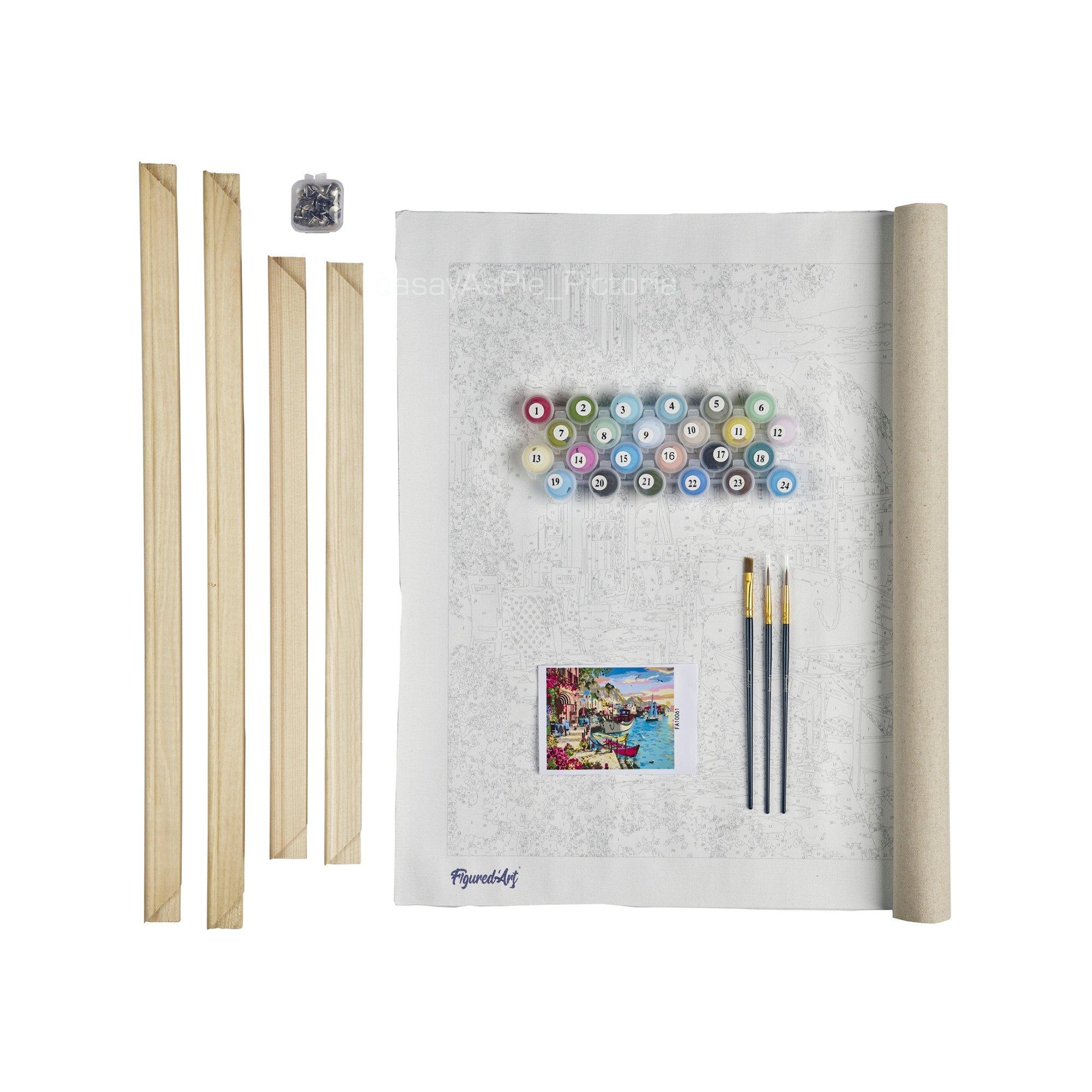 Figured'Art Peinture par numéros Pont du Rialto 