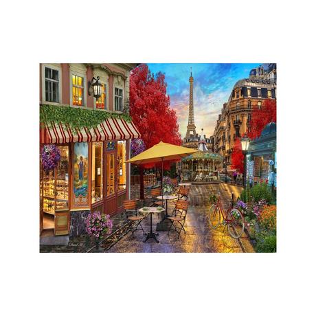Figured'Art Malen nach Zahlen Terrasse in Paris 