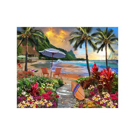 Figured'Art Peinture par numéros Sous les cocotiers 