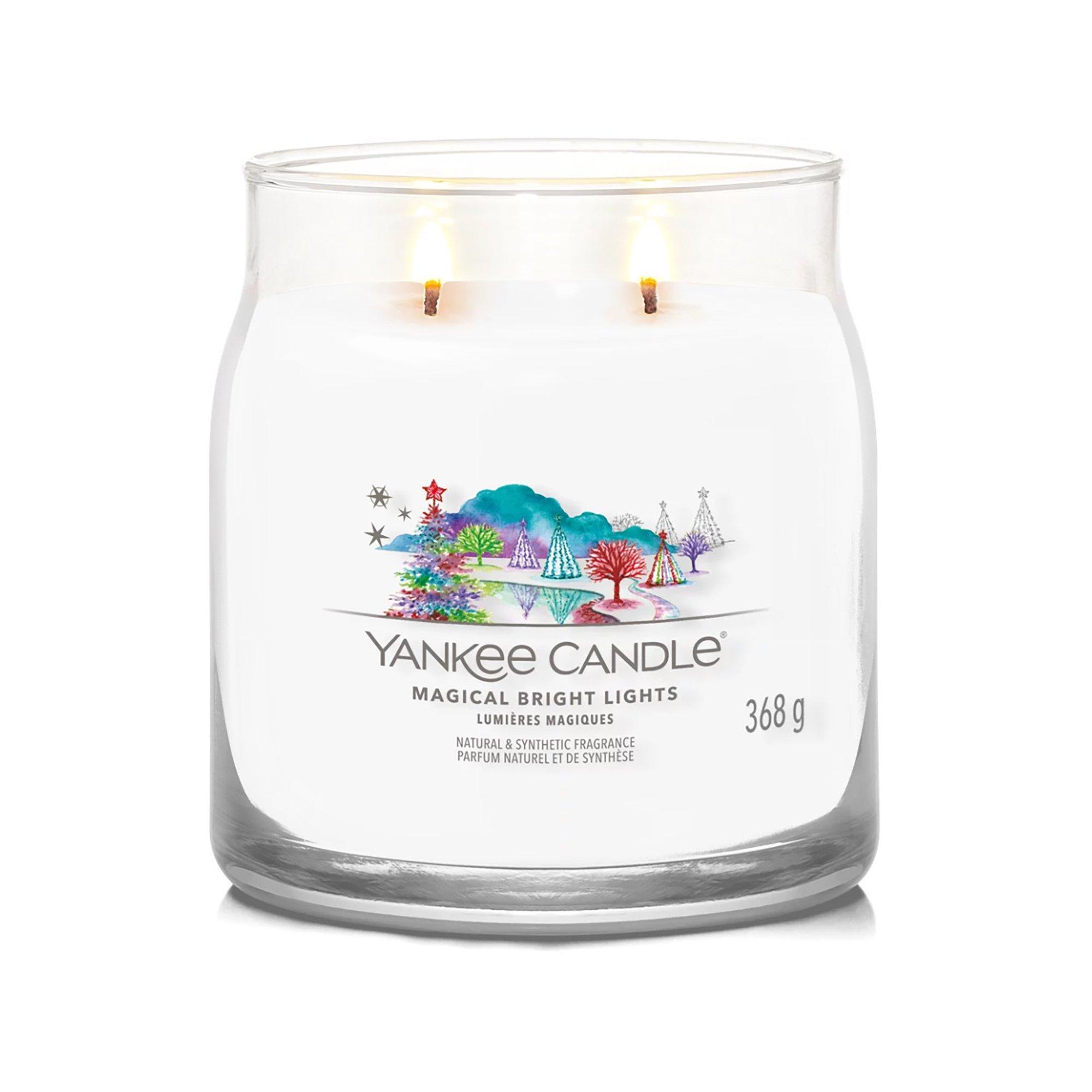 Yankee Candle Signature Bougie parfumée Noël en pot Magical Bright Lights 