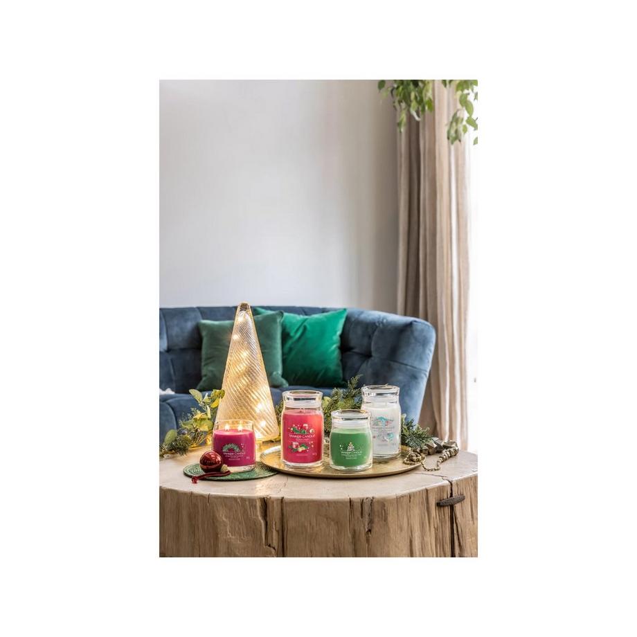 Yankee Candle Signature Bougie parfumée Noël en pot Sparkling Winterberry 