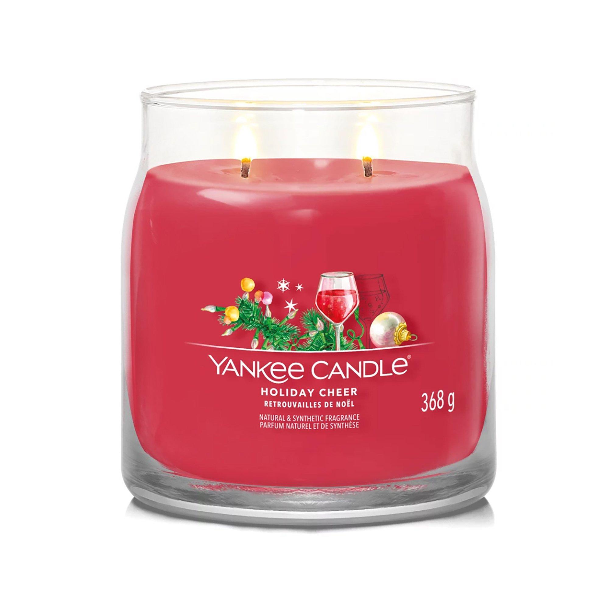 Yankee Candle Signature Candela profumata di Natale in barattolo Holiday Cheer 