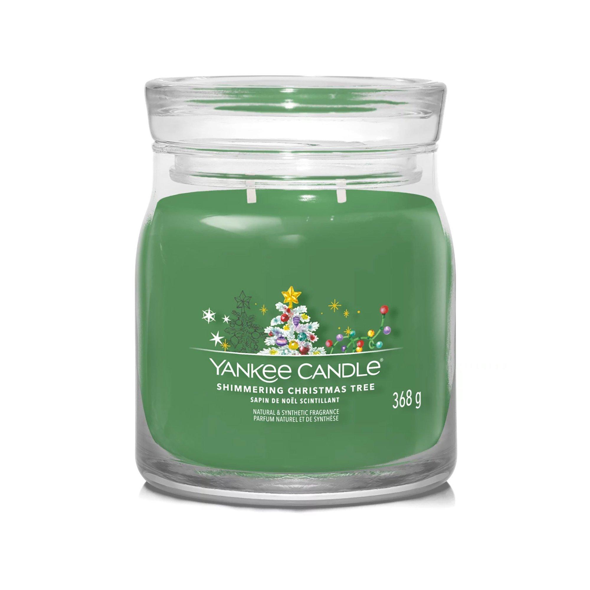 Yankee Candle Signature Bougie parfumée Noël en pot Shimmering Christmas Tree 