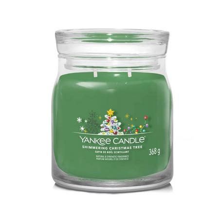 Yankee Candle Signature Candela profumata di Natale in barattolo Shimmering Christmas Tree 