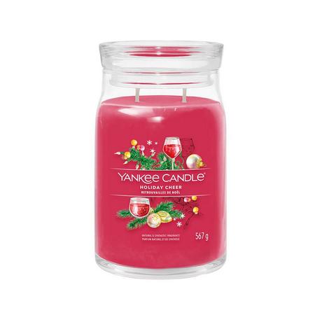Yankee Candle Signature Duftkerze im Glas Weihnachten Holiday Cheer 