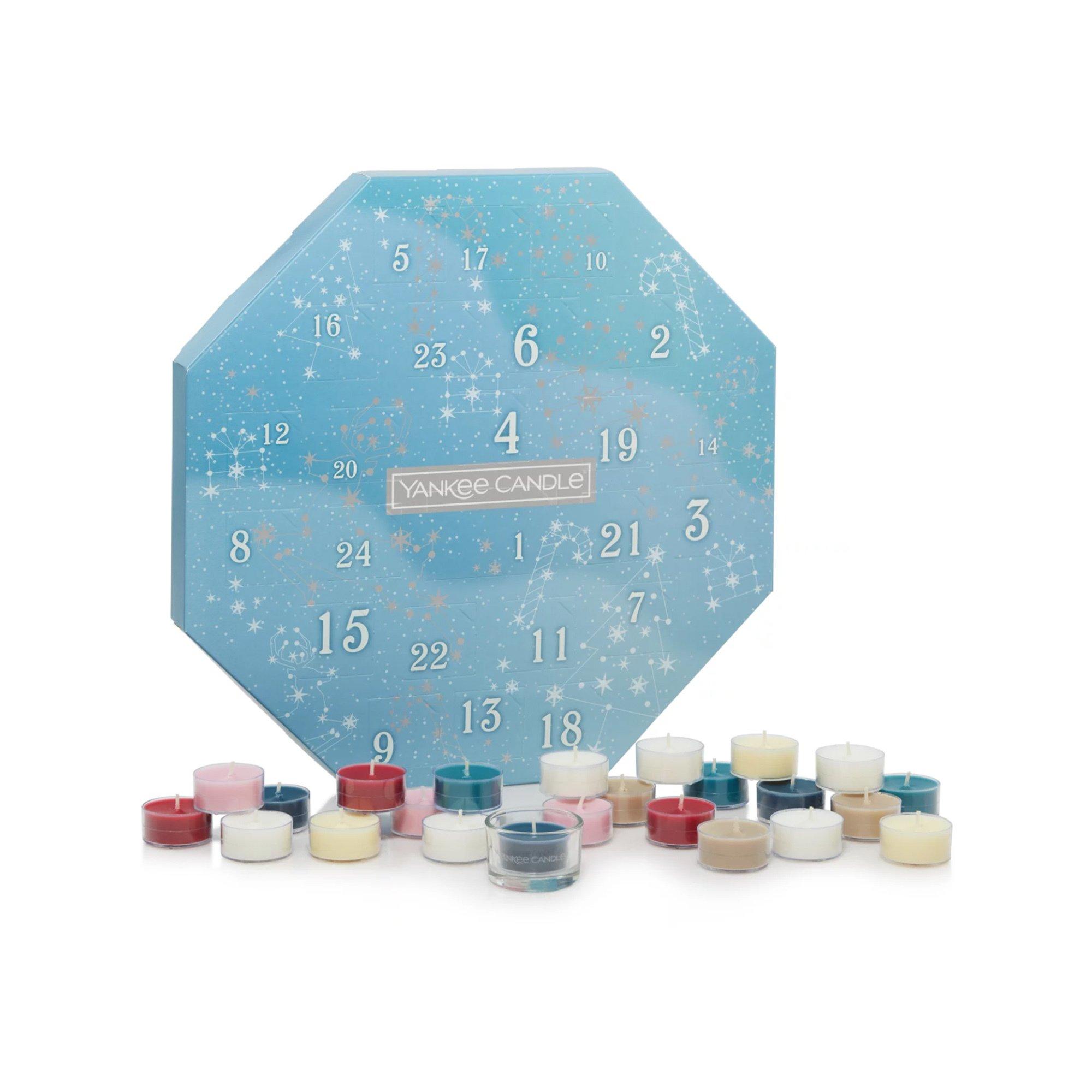 Yankee Candle Signature Calendrier de l'Avent Bougies parfumées Holiday Bright Lights Advent Wreath 