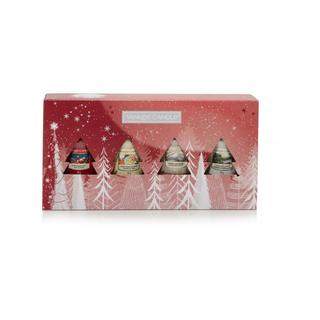 YANKEE CANDLE Set cadeau Noël Bougies parfumées Holiday Bright Lights 4 Original Votive Giftset 