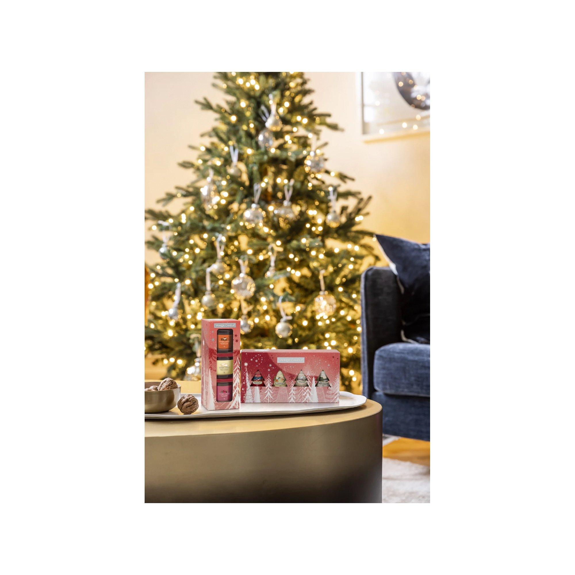 YANKEE CANDLE Geschenkset Weihnachten Duftkerzen Holiday Bright Lights 4 Original Votive Giftset 