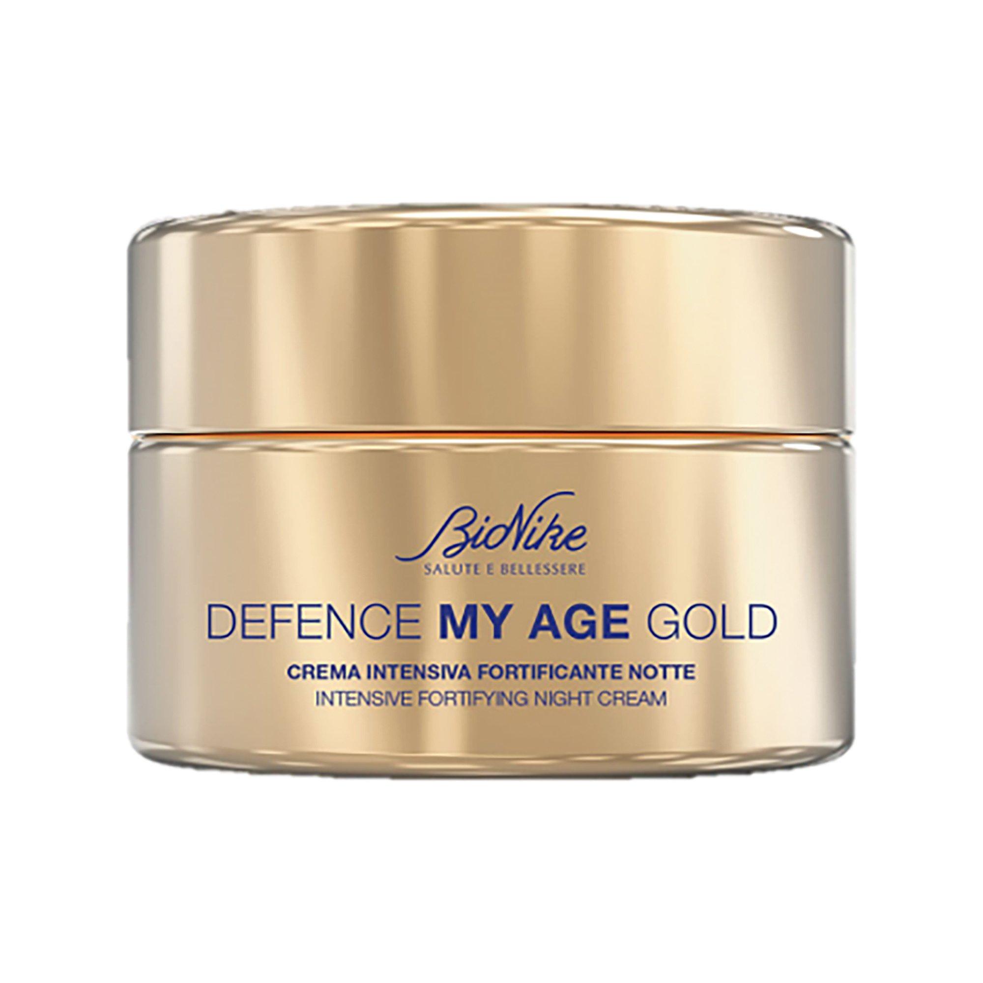 Image of Defence My Age Gold Intensive Stärkende Nachtcreme Damen 50ml