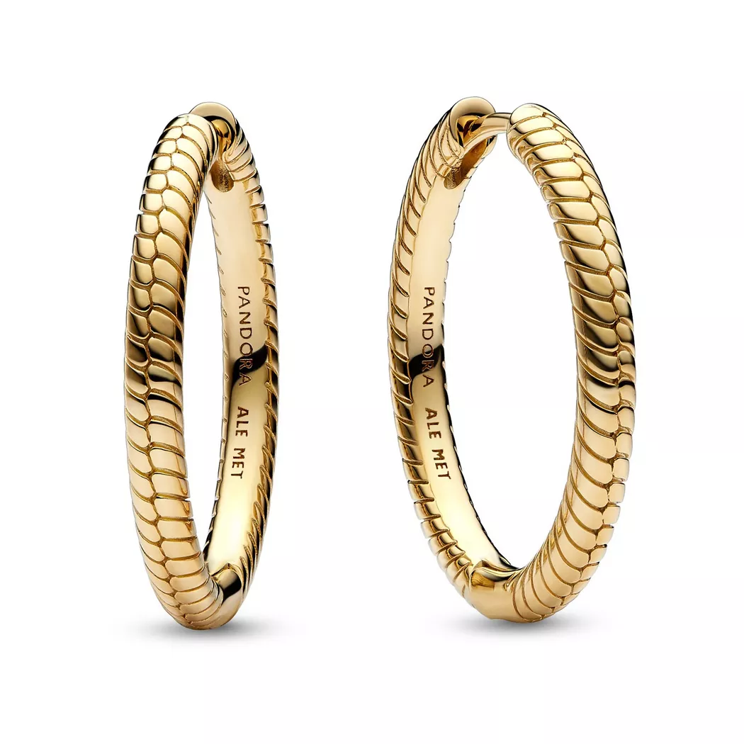 Pandora - Creolen,  Moments, One Size, Goldfarben