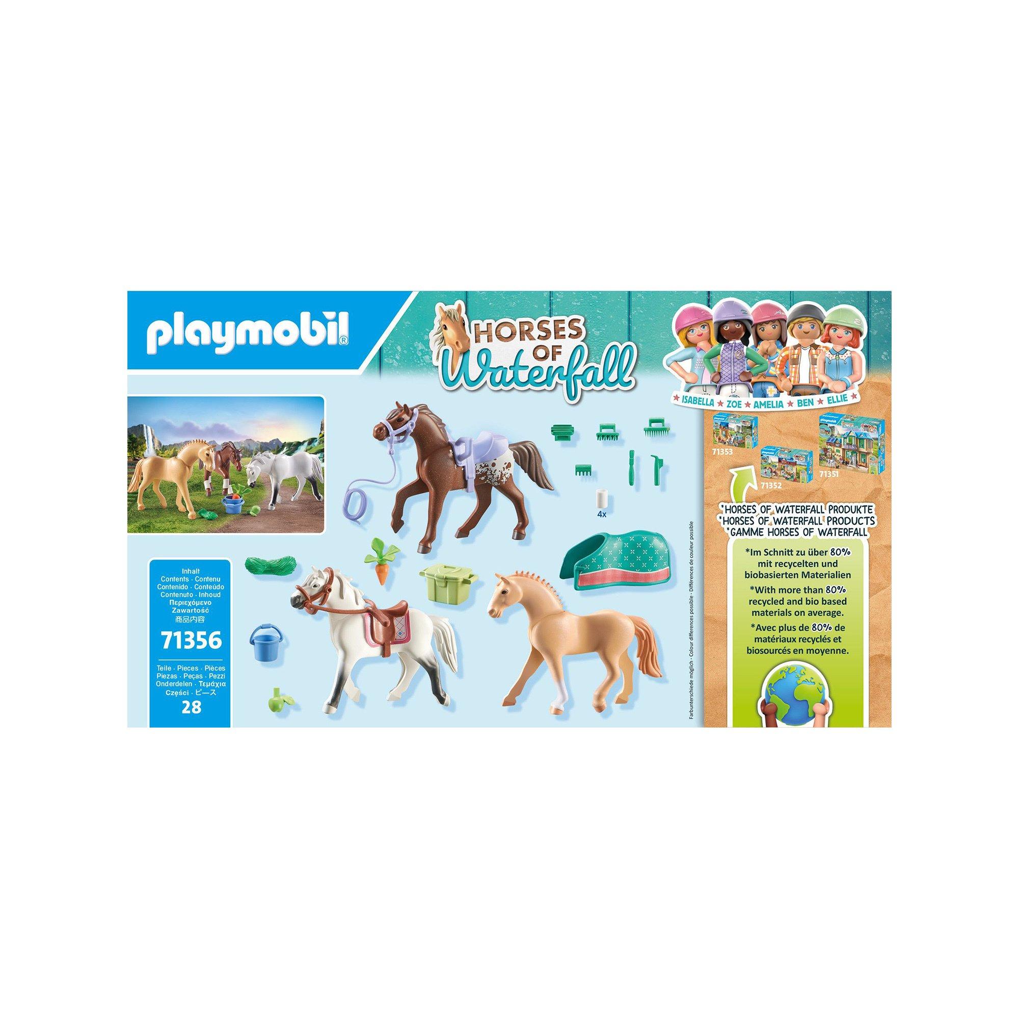 Playmobil  71356 Horses of Waterfall - 3 cavalli 