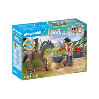 Playmobil  71357 Horses of Waterfall - Maréchal-ferrant Ben & Achilles 
