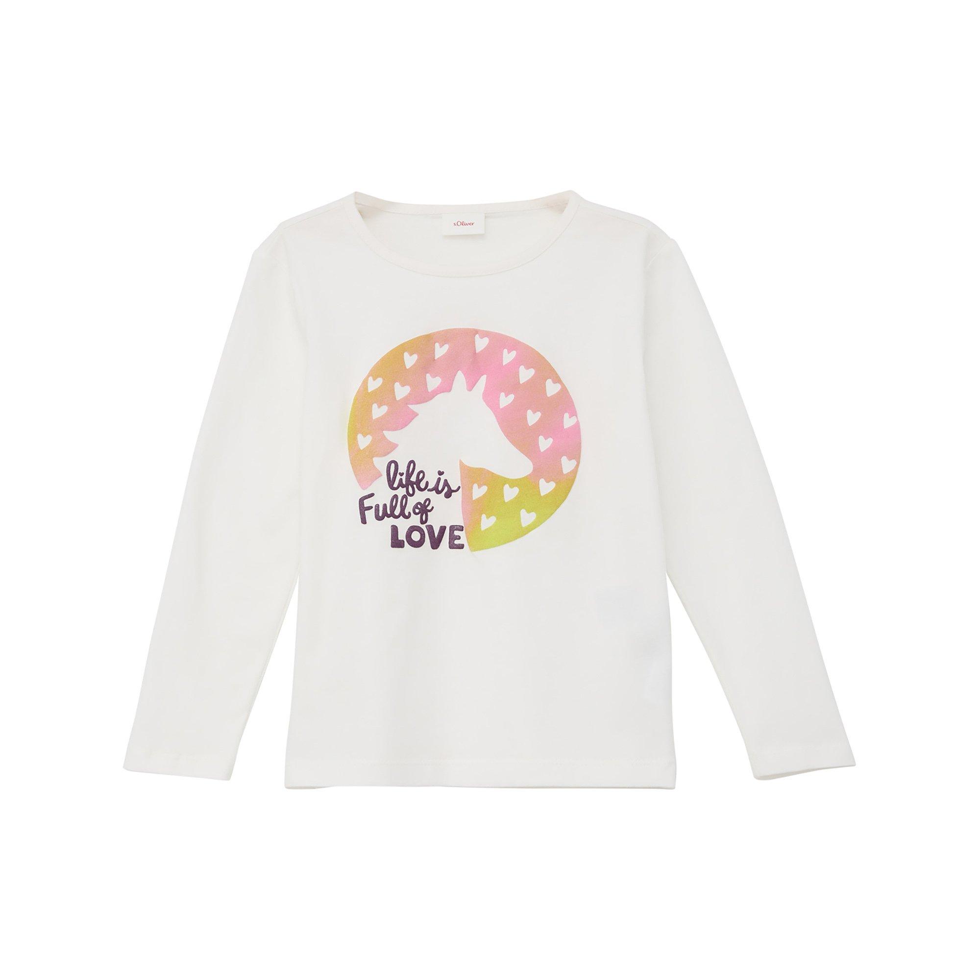 Image of T-shirt Mädchen Weiss 116/122/SLIM