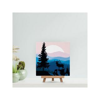 Figured'Art Peinture par numéros cerf et paysage 